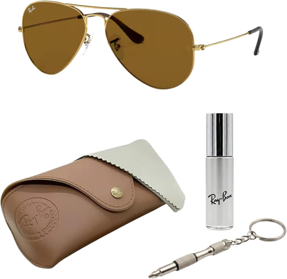 Gafas de sol Ray-Ban RB3025 CLASSIC AVIATOR con kit de gafas oficial