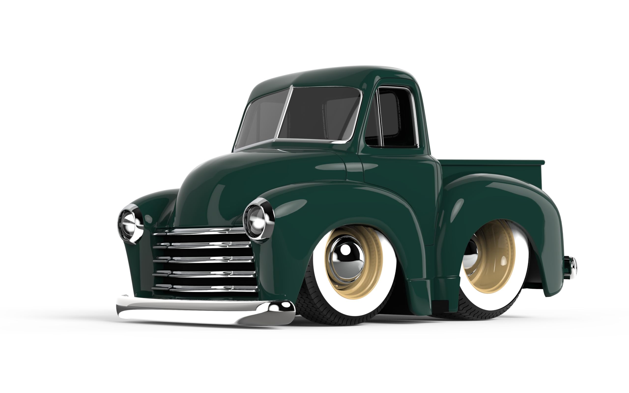 MGA Entertaintment CarTuned S2 1953 Chevy Pickup - Yeşil Klasik Araba