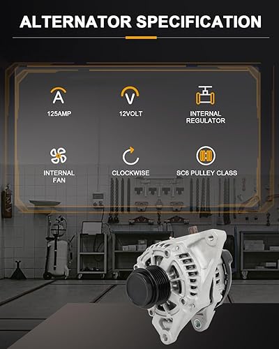 Vista 89 de ROADFAR Reemplazo del alternador para Toyota 2006-2008 para RAV4 11201