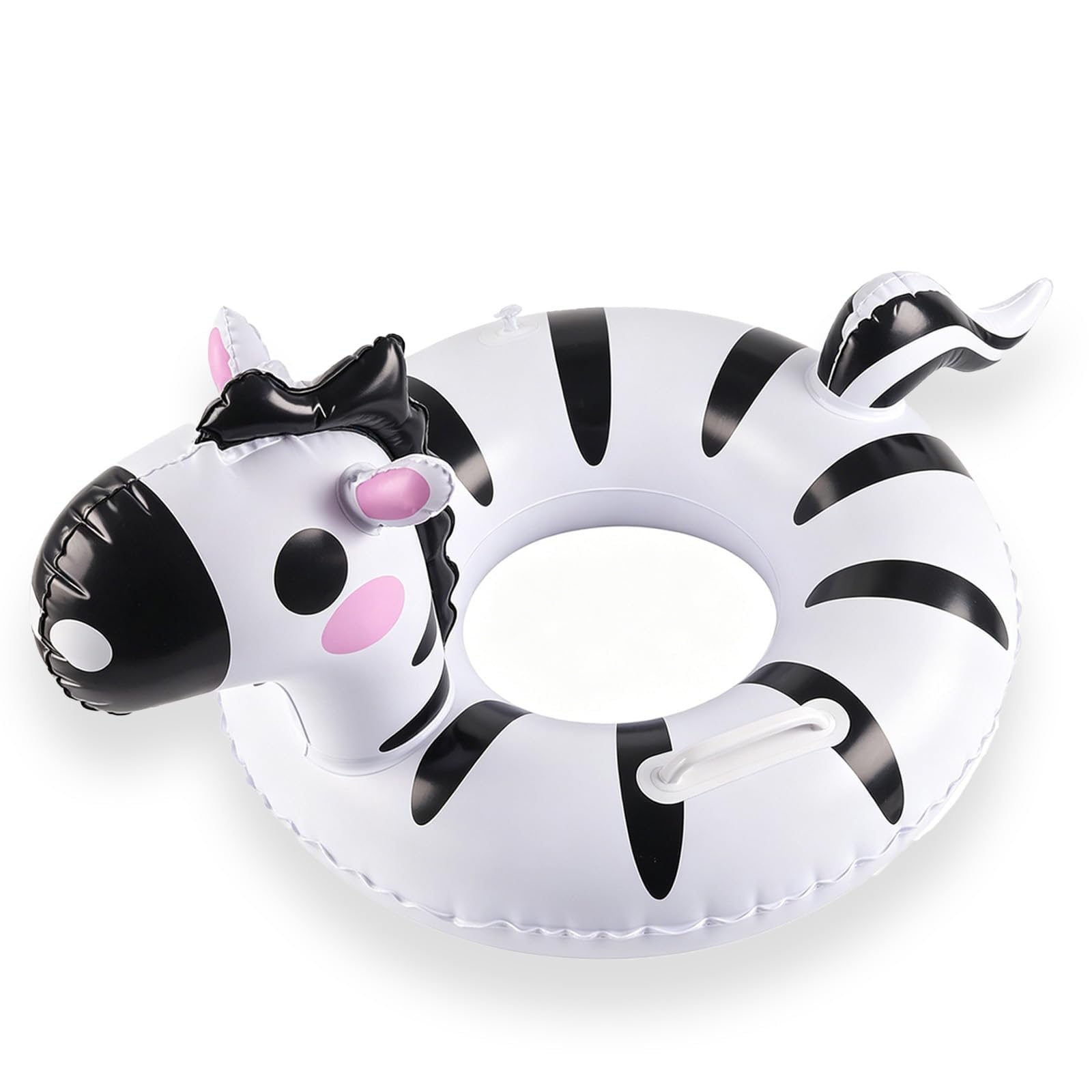 Zebra Pool Rings for Kids, Inflatable Ring Kids, Swimming Rings, Animal Inflatables Pool Durable Inflatables for Swimming Pools, for River Beach Swim tanning Party and Summer Travel