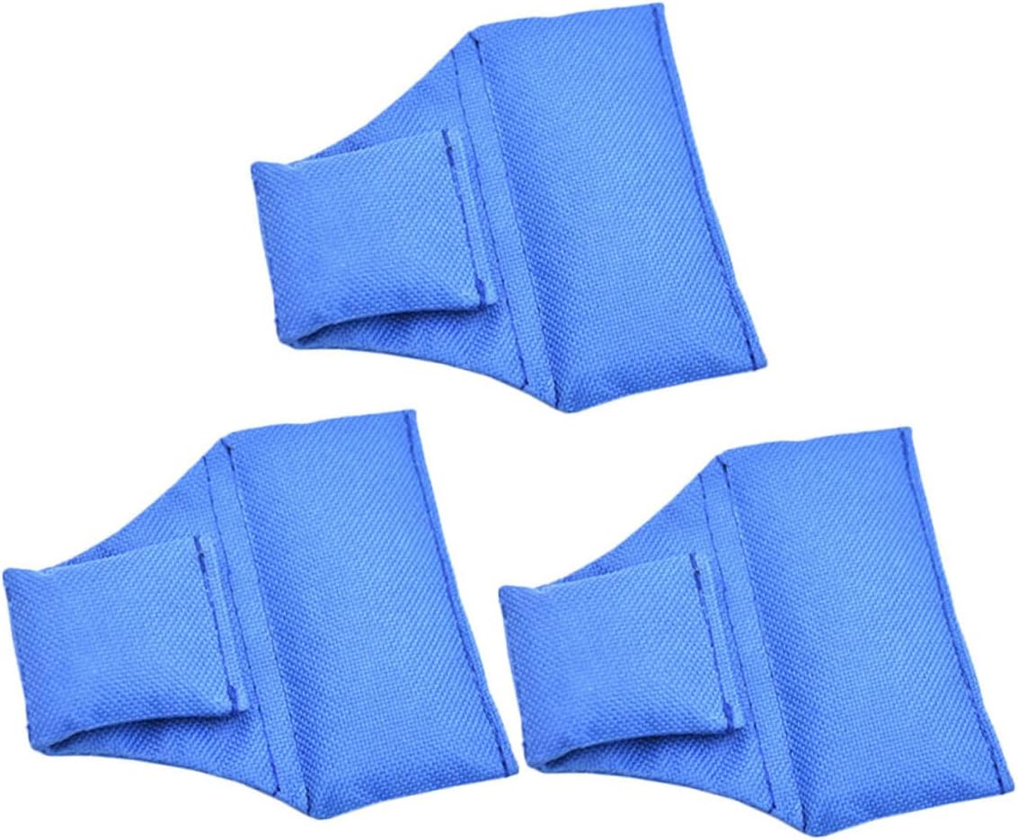 3Pcs High Visibility Soccer Bean Bags Lightweight Portable Football Referee Accessories for Outdoor Games Parties for Match Signaling