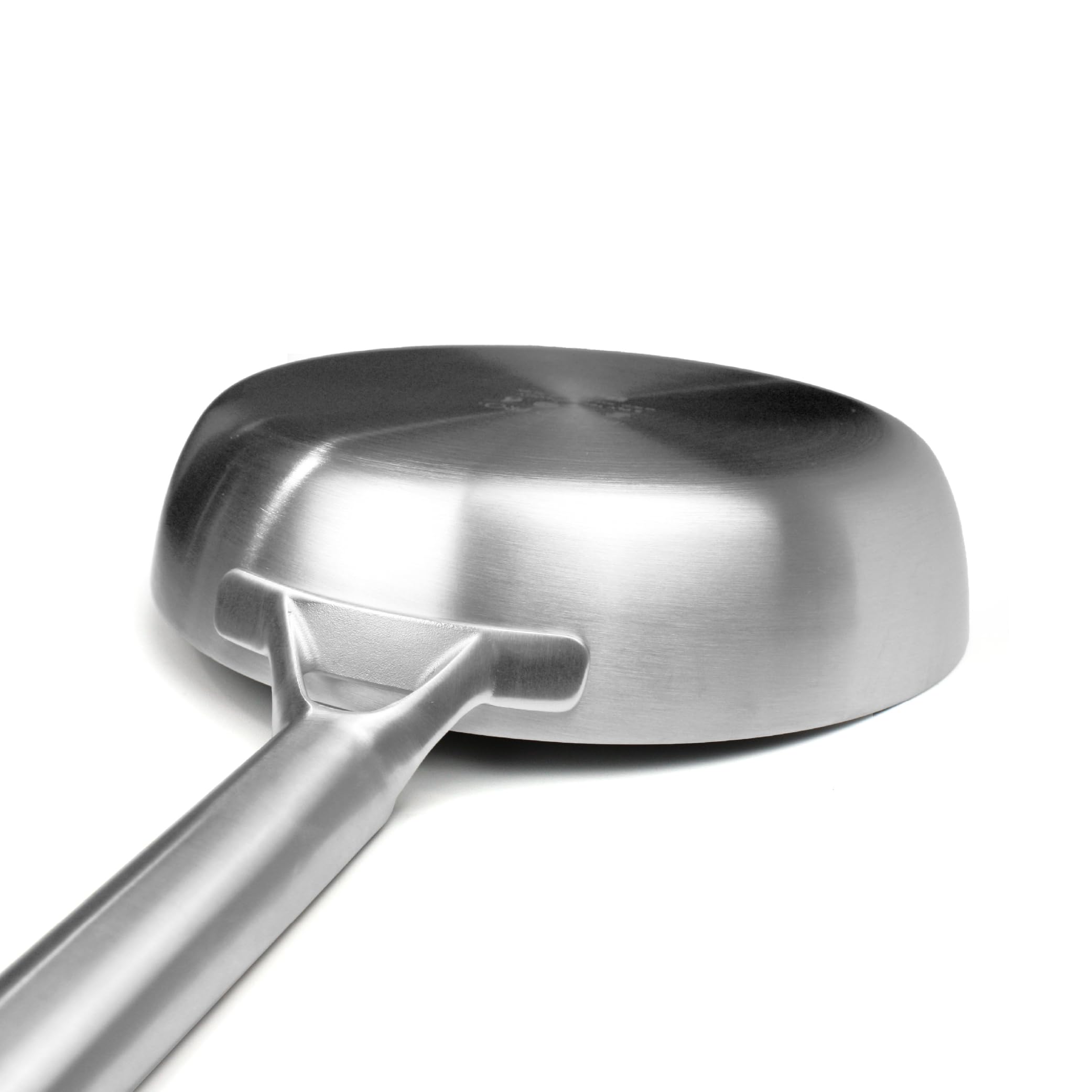 IBILI - Sarten 5 PLY PRO HYBRID TECH 28 cm, 5-warstwowa, stal nierdzewna, nadaje się do indukcji, nieprzywierająca PFAS FREE