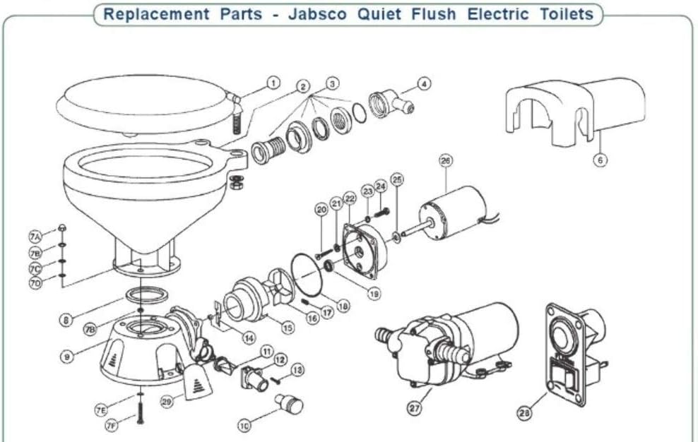 Jabsco37043-1000 Gasket Housing