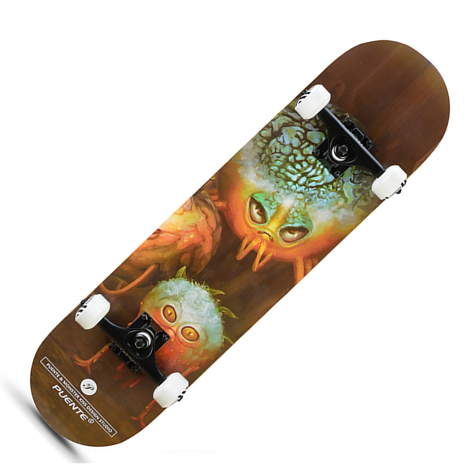 Skateboard Kids Débutant Skateboard à Quatre Roues Complet ABEC9 Portant Pont concave Favoriser Les Cadeaux d'anniversaire pour Les Jeunes Enfants (78,8 x 19,3 x 10 cm)