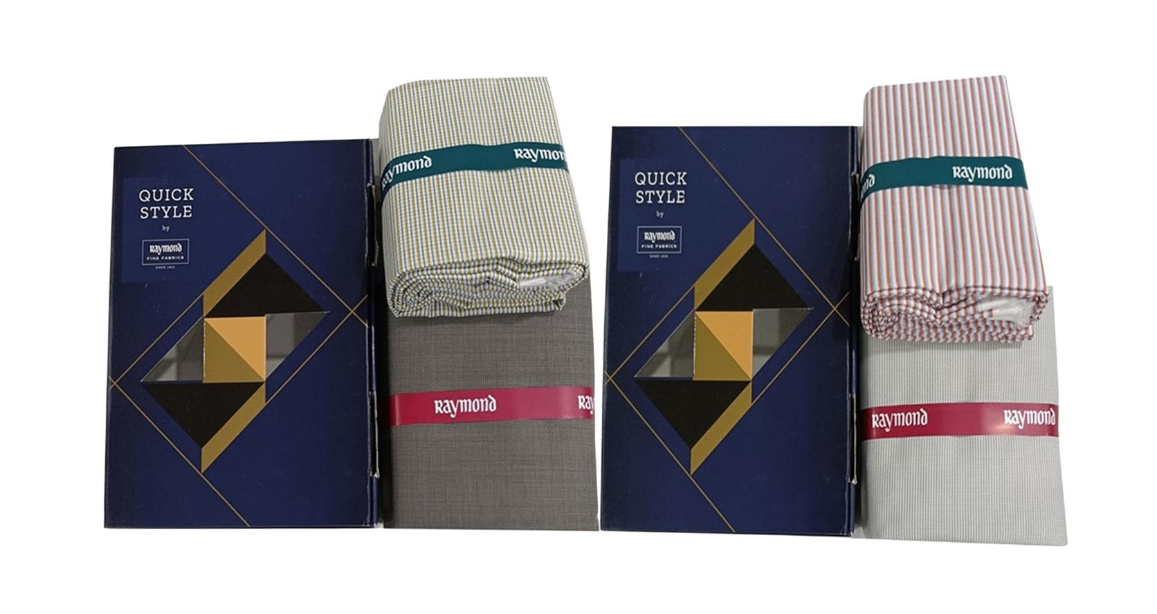 raymond fabrics Raymond Men’s Unstitched Shirt & Pant Fabric Combo Pack of 2 | Premium Shirting Cotton Blend & Suiting Trouser Material | Classic Formal Fabric Set-picture-44