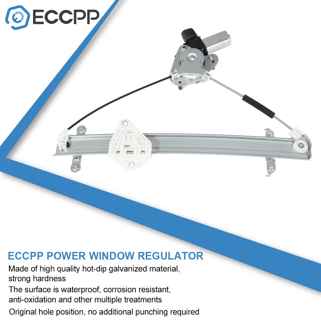 ECCPP Front Left Driver Side Power Window Regulator with Motor Assembly Replacement fit for 2010-2014 Outback 2010-2014 Legacy Replace 61041-AJ03A 61041AJ03B 751-345