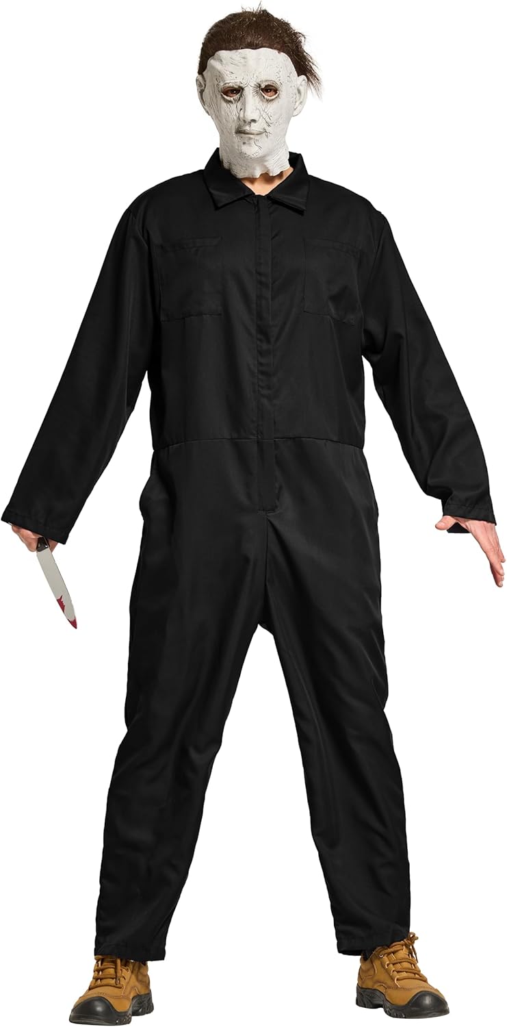 VOGRYE Men’s Twill Coverall Relaxed Fit Long Sleeve Utility Work Wear Jumpsuit Coveralls for Men - Image 6