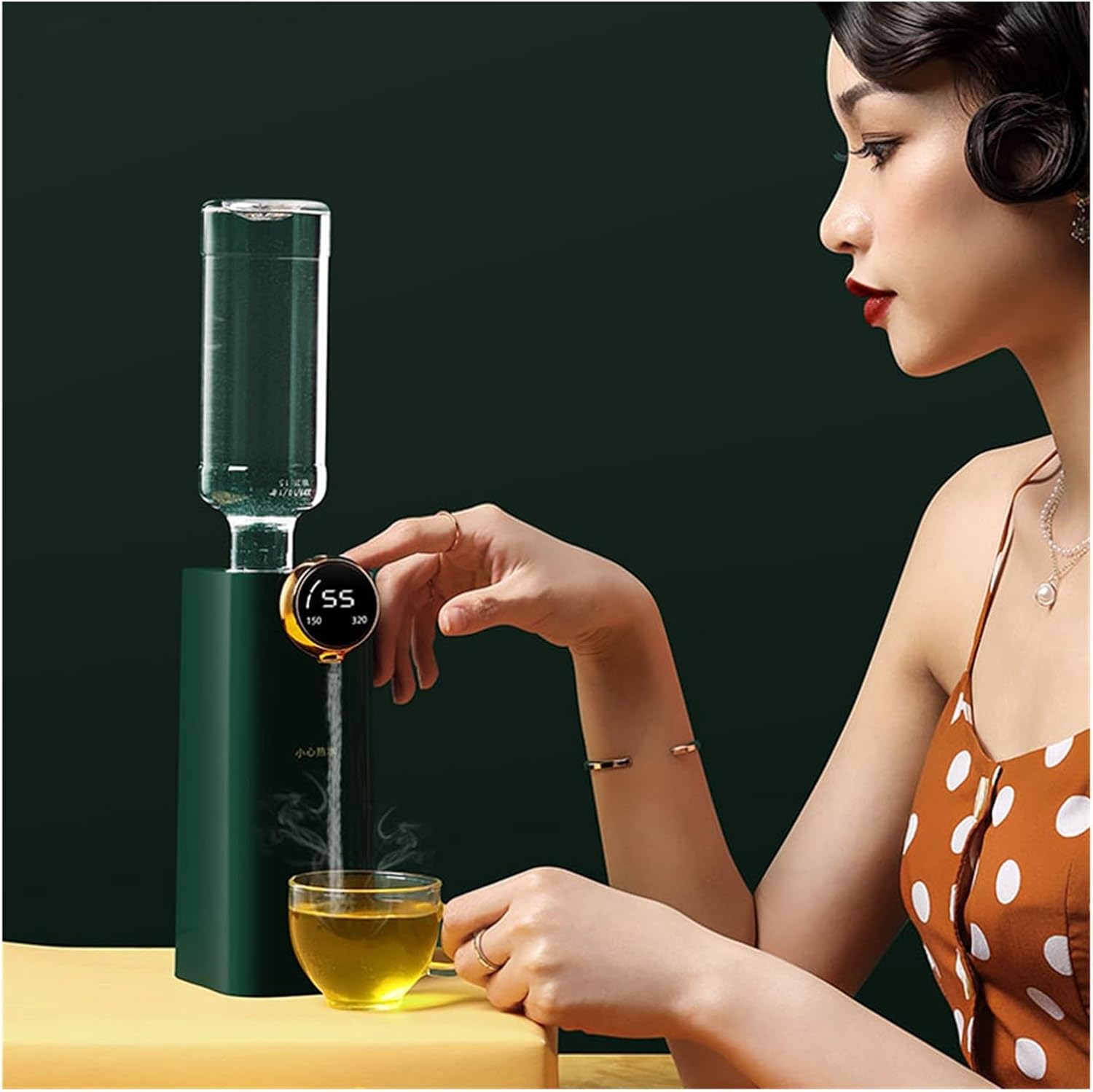 1600 ワットインスタント加熱ウォーターディスペンサー電動ポンプ高速熱飲料ディスペンサ 3 ギア定量バケツボトルディスペンサー