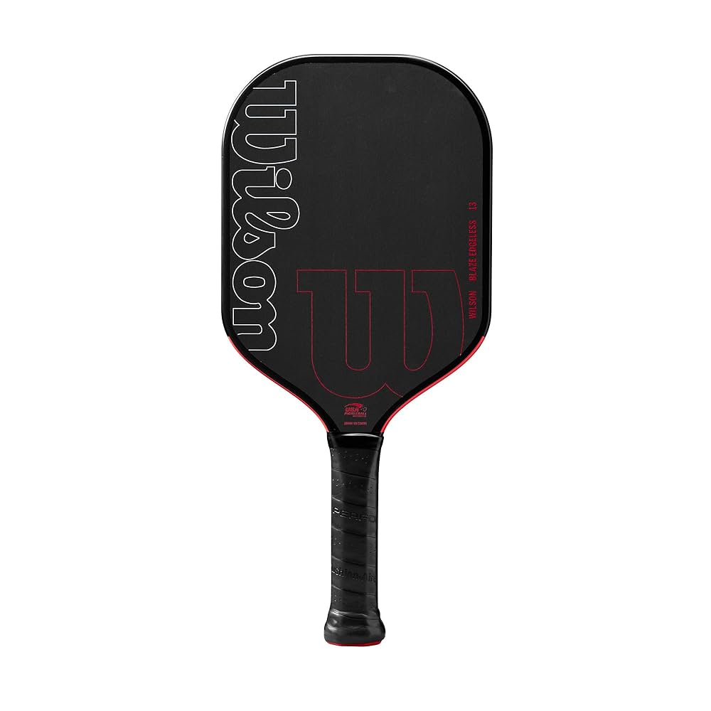 美品　Wilson BLAZE EDGELESS 13mm ピックルボールパドル Amazon.com: Wilson Blaze Edgeless 13 Pickleball Paddle