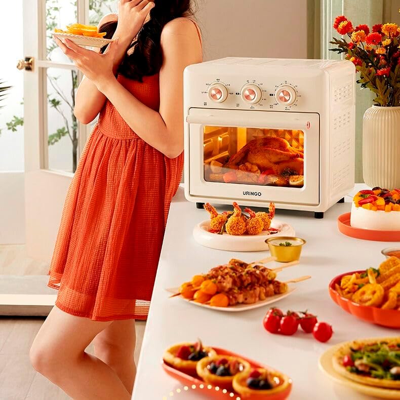 compact 2-in-1 electric air fryer oven