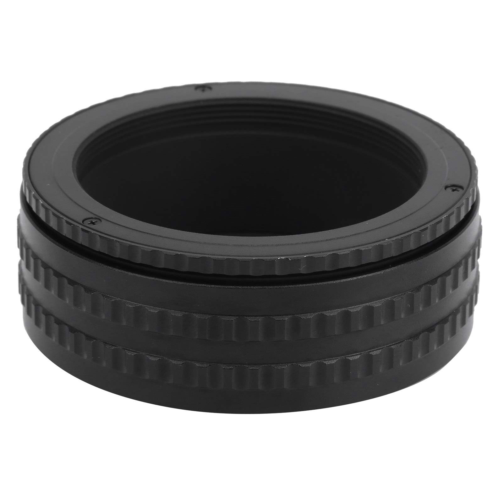 Bucle de Tubo de extensión Macro helicoidal de Enfoque Ajustable, aleación de Aluminio de 25 55 mm Negro para cámaras DSLR