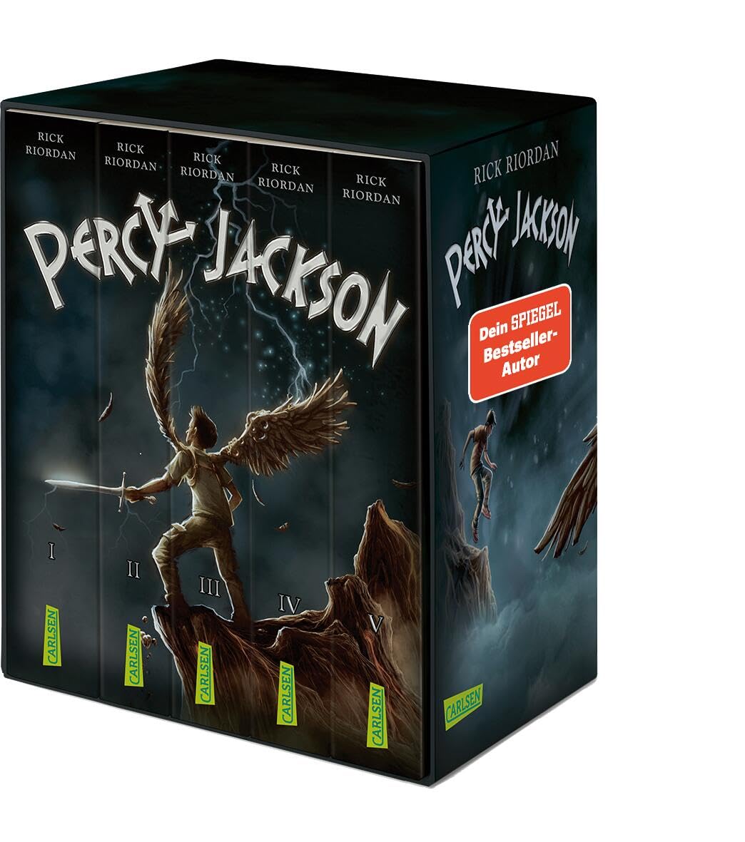 Percy-Jackson-Taschenbuchschuber (Percy Jackson): Alle fünf Bände der Bestsellerserie im Schuber!