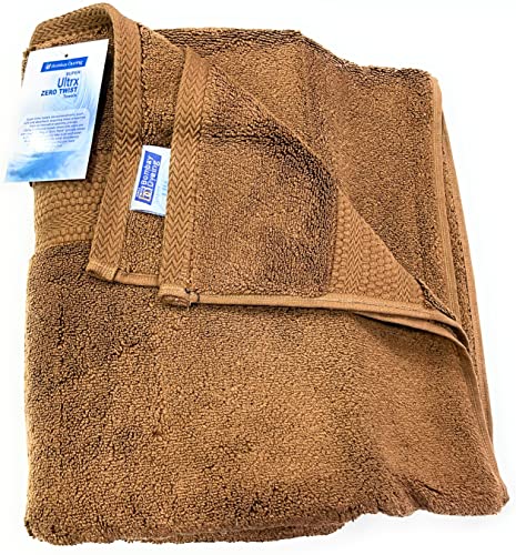Image of Bombay Dyeing Ultra Large Bath Towel - 650 GSM Extra Soft 100% Cotton, Brown (75x150 cm)