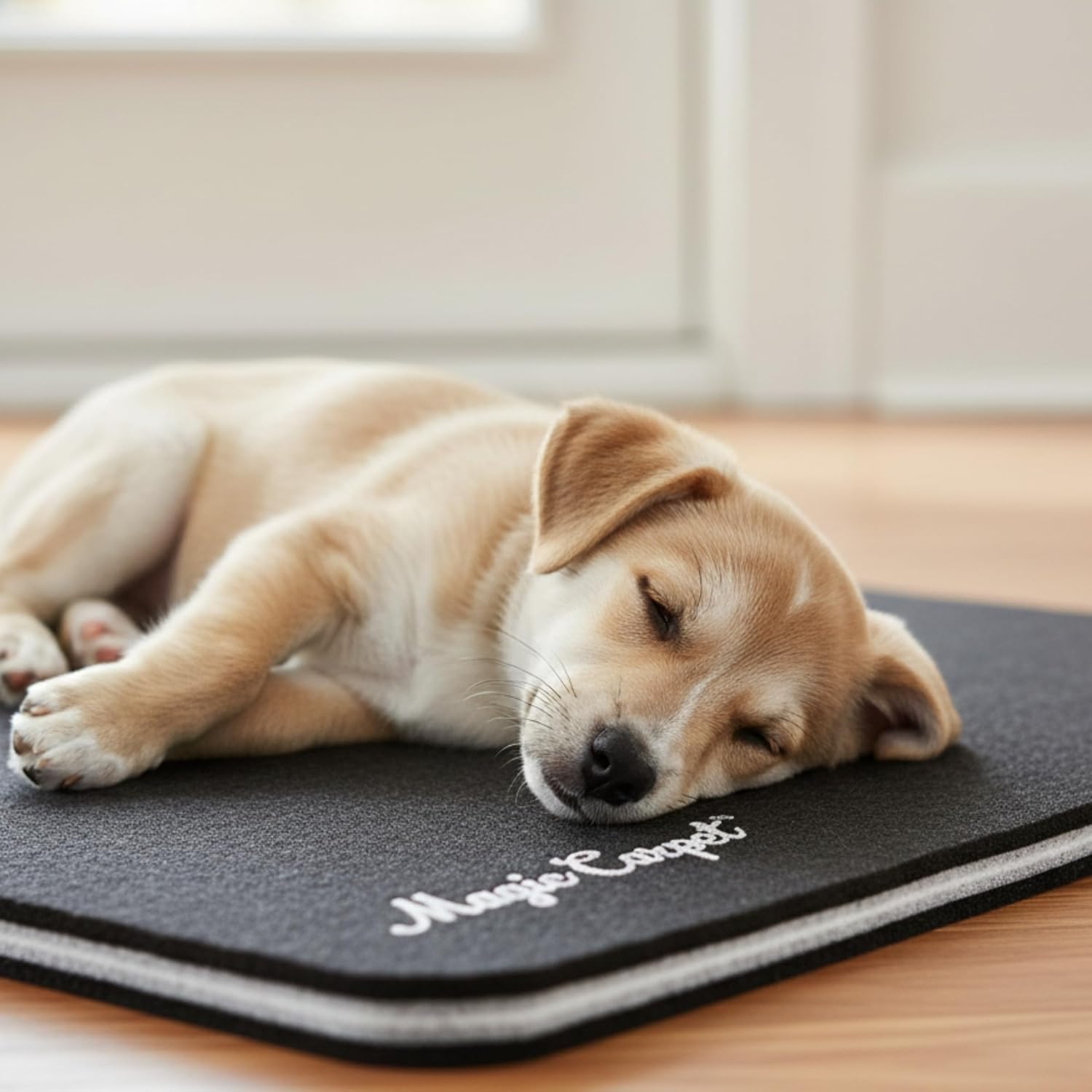 Magic Carpet™ Kennel Liner & Pet Feeding Mat (2-Pack) | Patented Absorbent Wicking Technology | Washable, Reusable, Eco-Friendly, Made in USA | Low-Profile Comfort | 15.75" x 21.25" Each