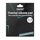 Thermal Pad 14.8 W/mK, 120x120x3mm, Non Conductive Heat Resistance High Temperature Resistance, Silicone Thermal Pads for Laptop Heatsink GPU CPU LED Cooler (3mm) gallery image
