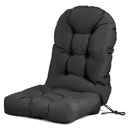 Adirondack Chair Cushion Waterproof Rocking Chair Cushion, Tufted High Back