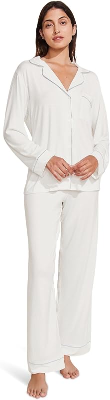 Gisele Classic Women's Pajama Set | Long Sleeve Shirt + Long Pants
