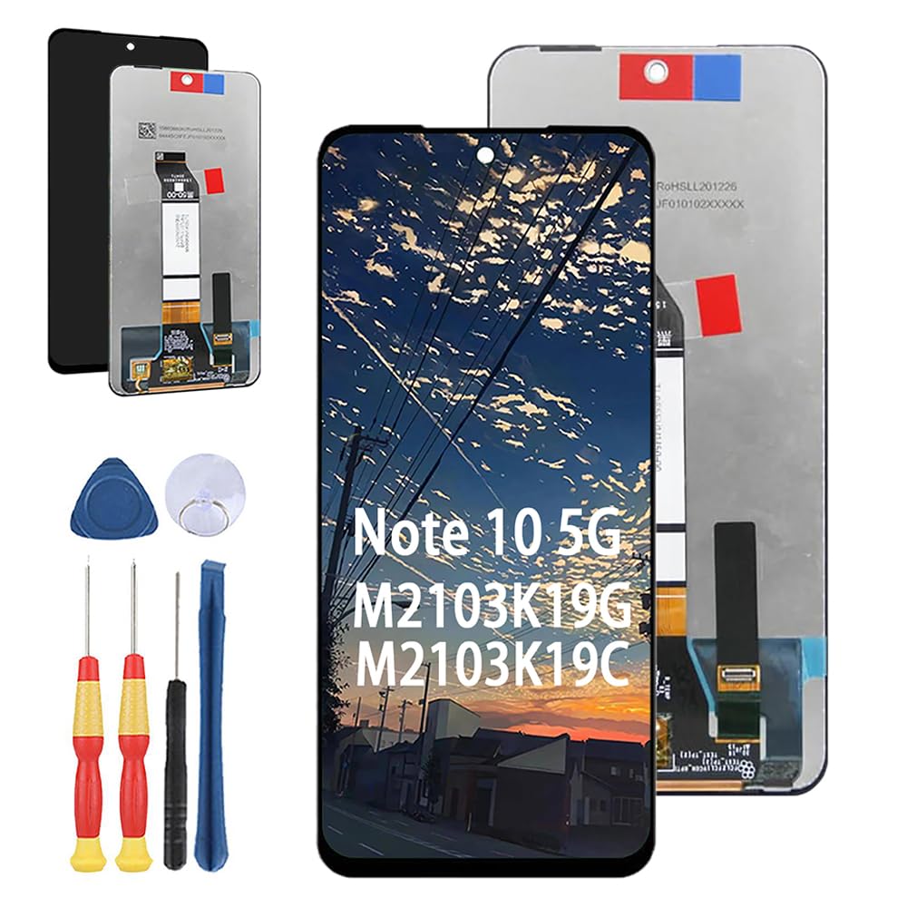 Repuesto de LCD Pantalla para Xiaomi Redmi Note 10 5G M2103K19G M2103K19C LCD Display Repair Screen y Accesorios de Herramientas de Repuesto.