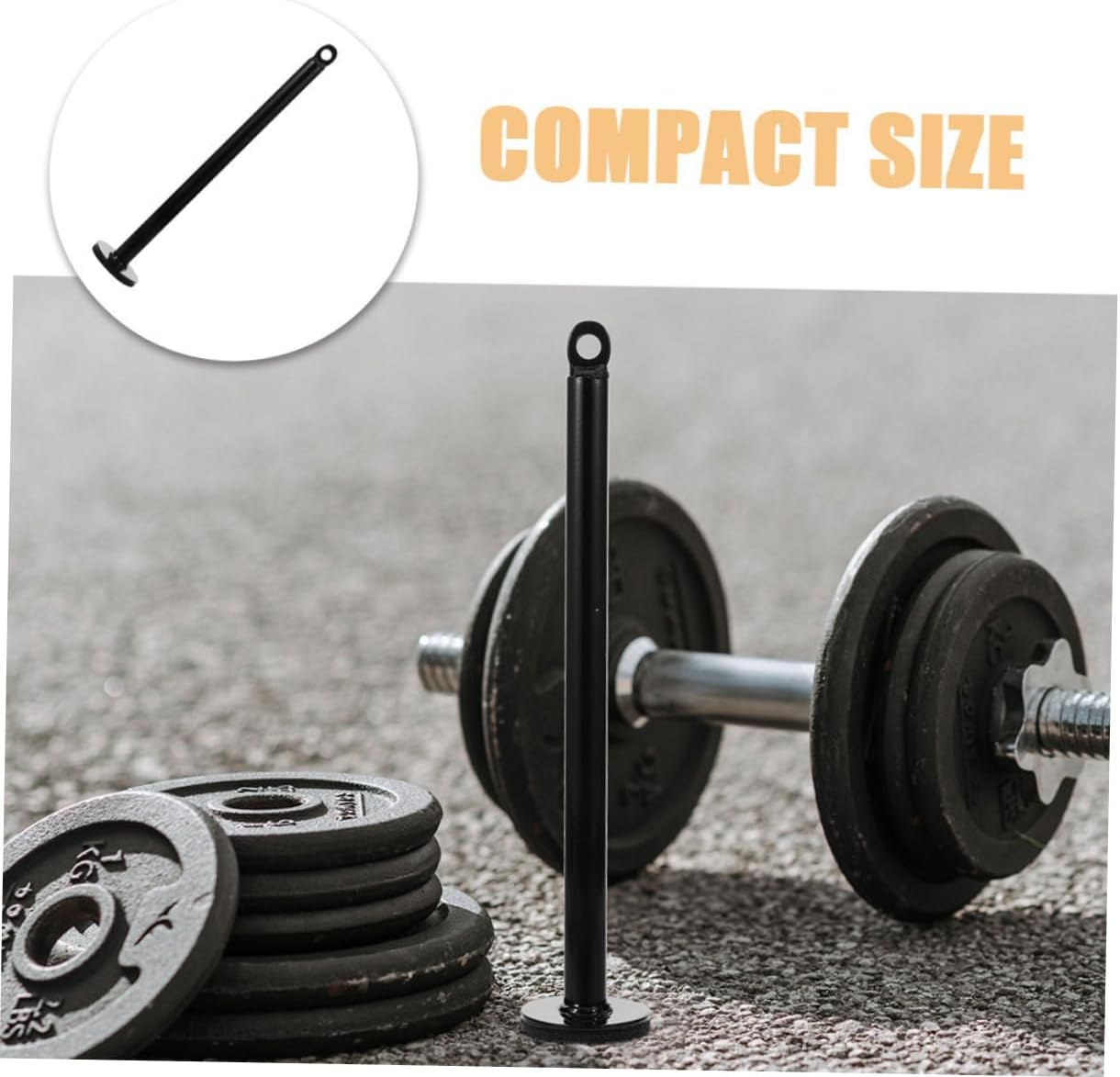 2Pcs Weight Plate Storage Rack Fitness Loading Pin for Muscle Training Equipment Space Saving Design Durable Construction Compatible with Standard Plates