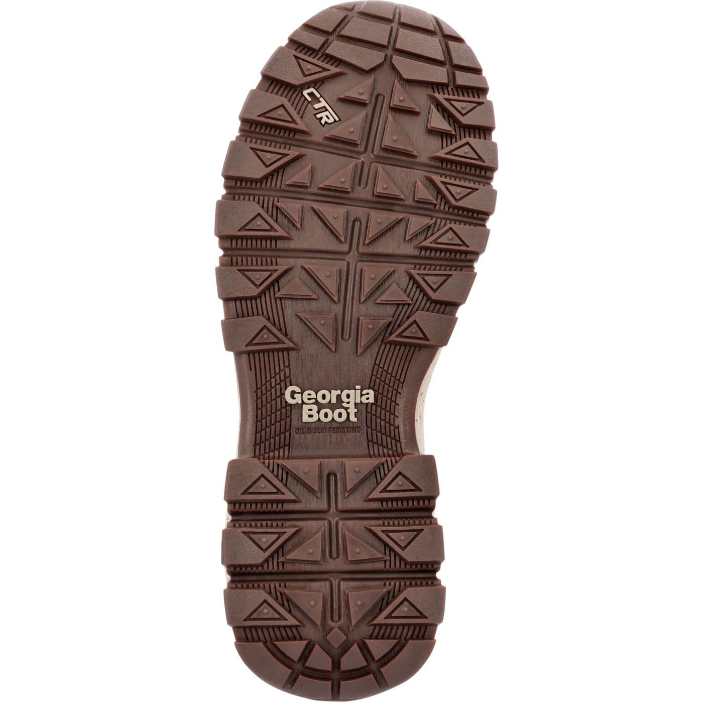 Georgia Boot Eagle Trail Women's Alloy Toe Waterproof Hiker, Brown, Size 6(W)