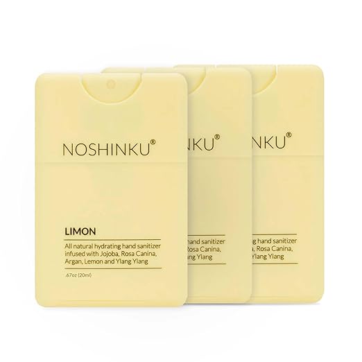 Noshinku Pocket Hand Sanitizer | Bundle (Limon Refillable (3-Pack))