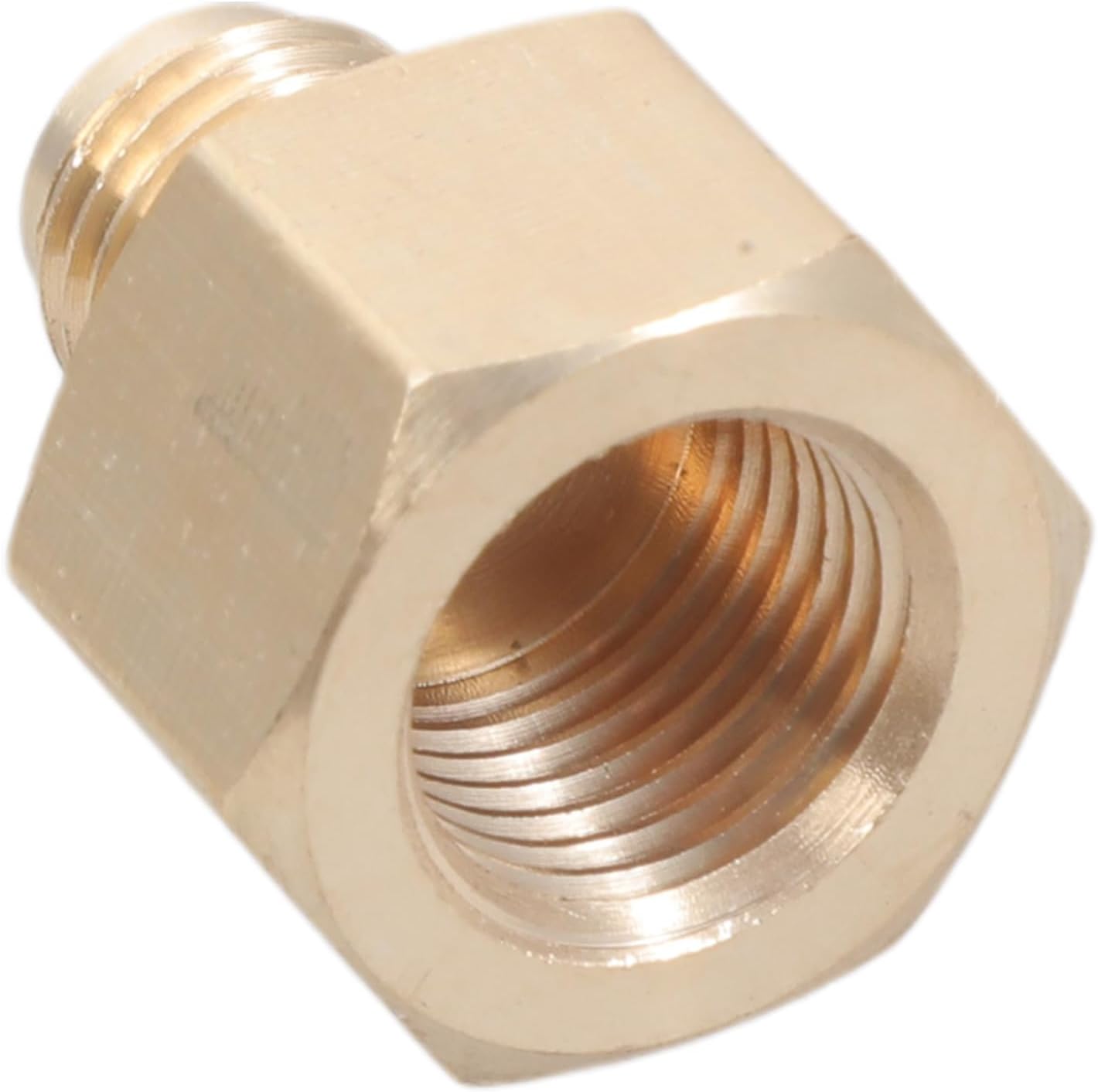 1/4 Male Conditioner Adapter Brass Conversion Head Car Conditioner Adapter Nitrogenous Regulator Fittings Nitrogenous Systems Regulator