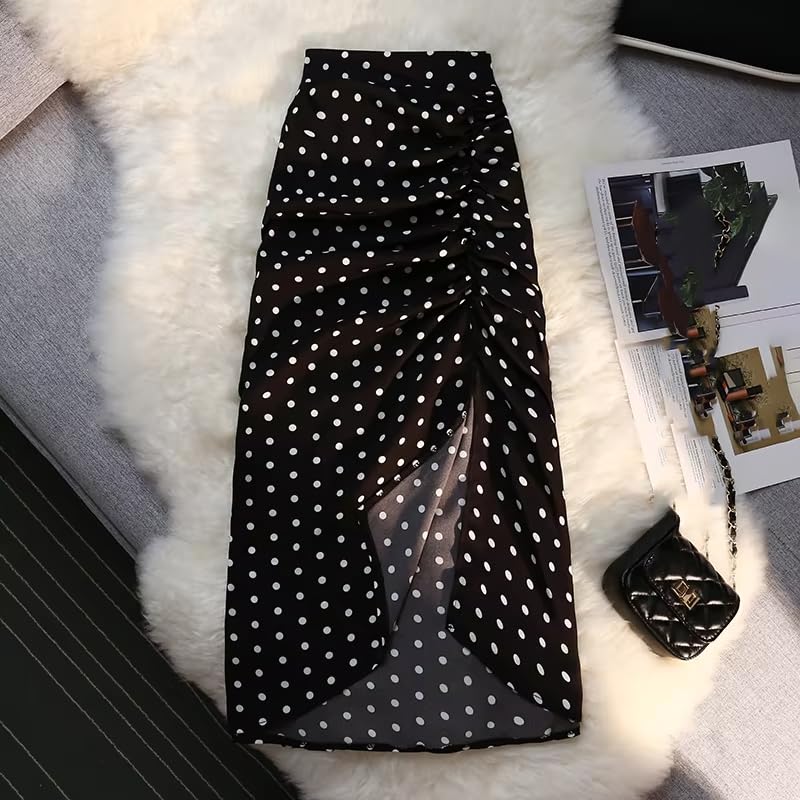 Falda Maxi Plisada Ligera Casual para Mujer4