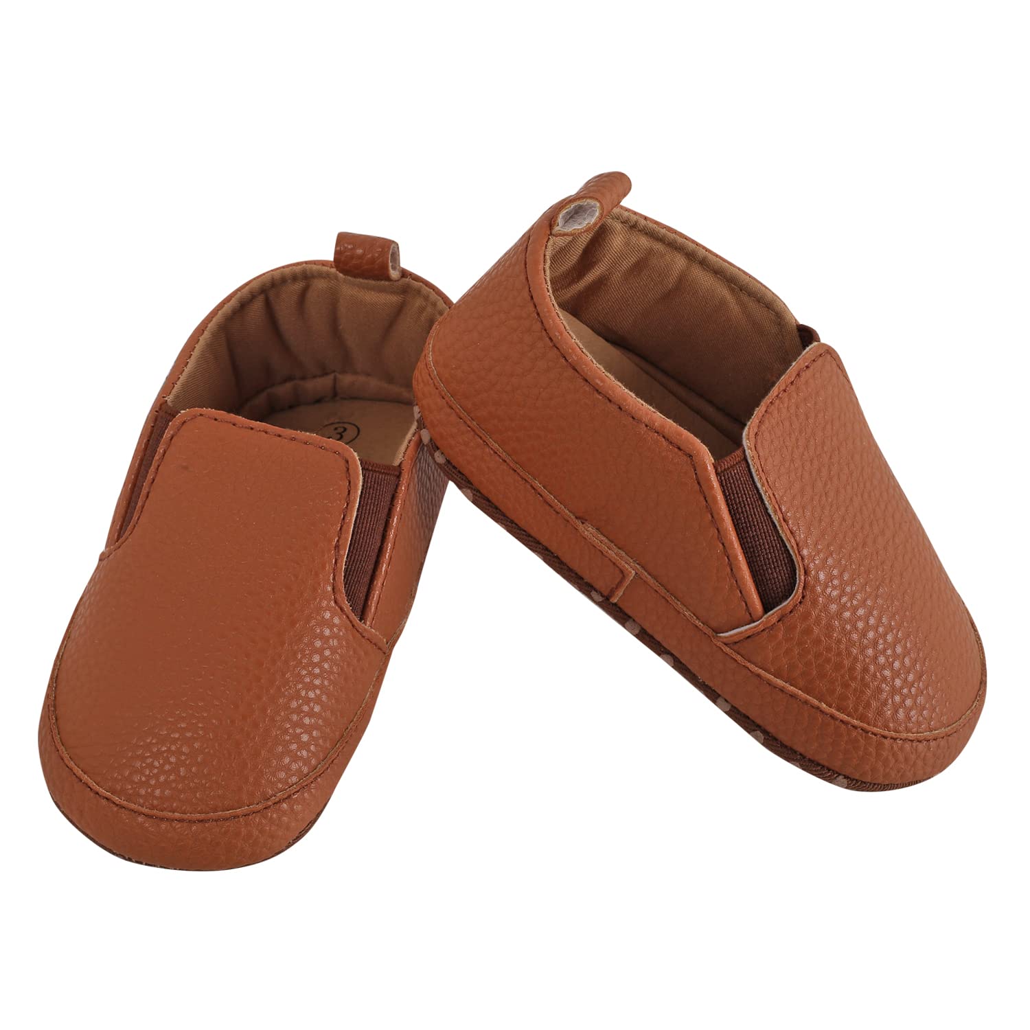 BabyMoo Chaussons à enfiler confortables et respirants pour bébé garçon et fille | Cozy Fleece Infant All Seasons Footwear