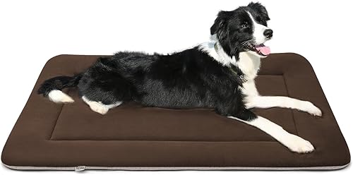 Miniatura 12 de Magic Dog Cama - Tapete suave para perros medianos/grandes, lavable a máquina, de 36 pulgadas, con parte inferior antideslizante, color gris oscuro