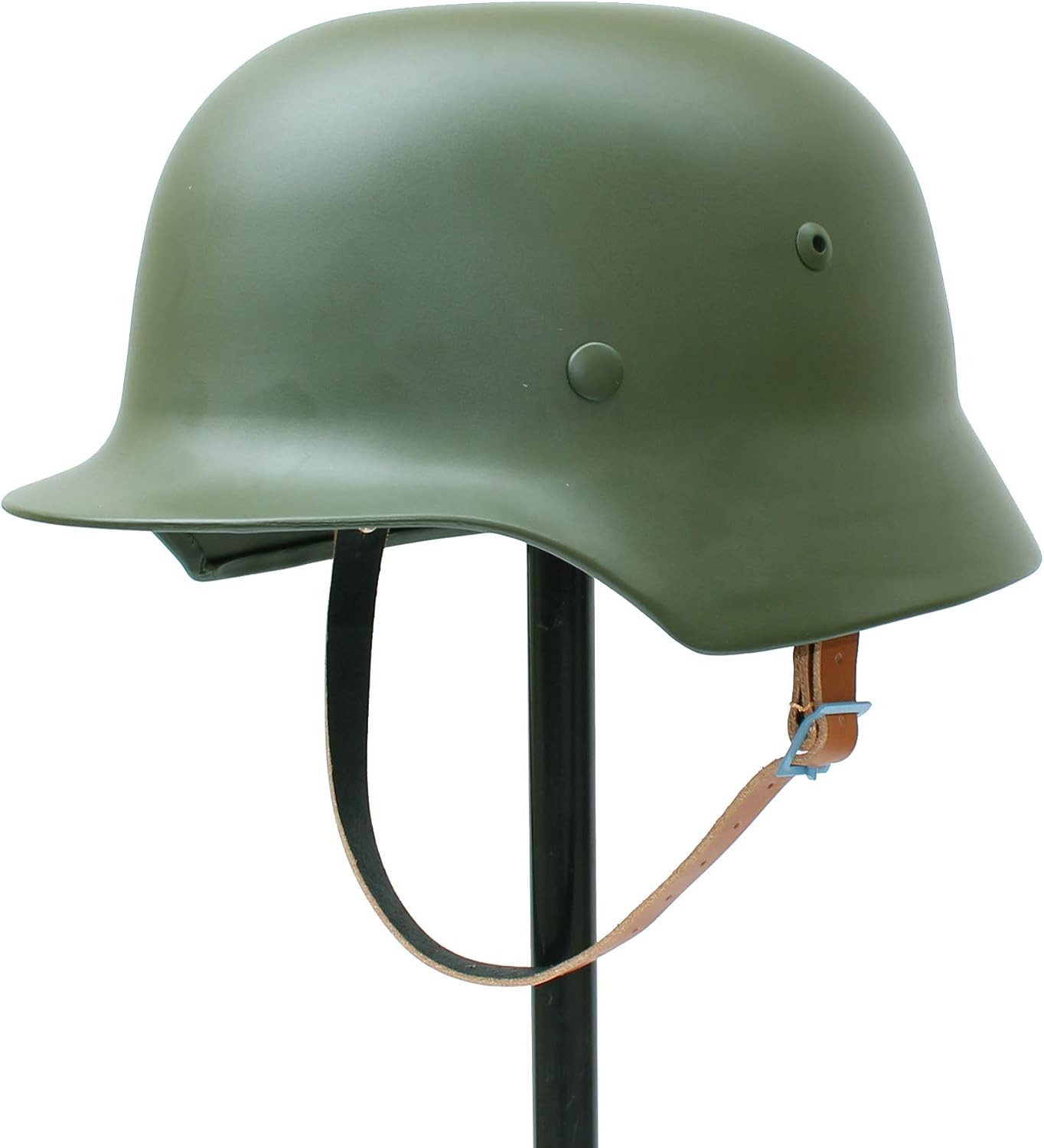 ANQIAO WW2 WWII German M35 Helmet with Net Cover Steel Material M1935 Soldier Stahlhelm Black Green Color