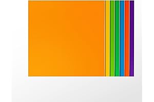 ROBOTIME 7-Pack Double-sided Colored 1/8 Plywood Sheets for Art Projects