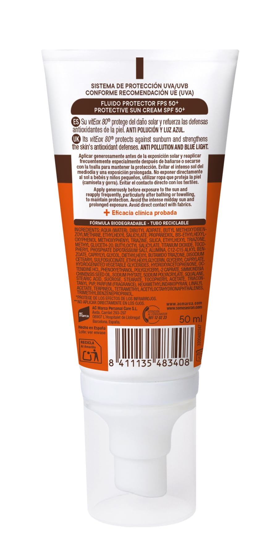 Sun Lemonoil Cara & Escote Spf50+ Fluido Solar 50 Ml – Ansicht 2