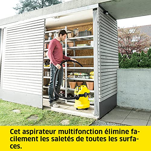 Kärcher 36 V Aspirateur Multifonction sans Fil WD 3 Battery, Eau/Poussière, Filtre Cartouche, Flexible : 2 m, Taille Cuve : 17 l, Puissance : 300 W, Compatible avec Batterie 36 V Kärcher non Incluse - Image 5