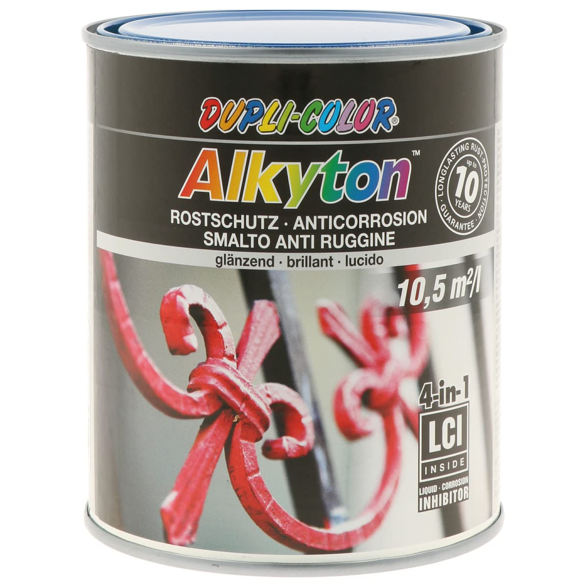 Dupli-Color Alkyton Lack RAL 5010 – Rostschützend, Hochglänzend, 750 Ml