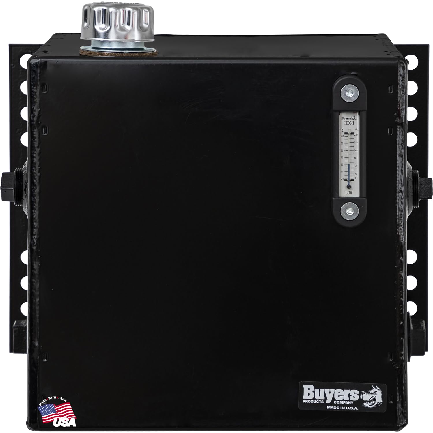 Buyers Products SMR15S Side Mount Steel Hydraulic Reservoir, 15 Gallon
