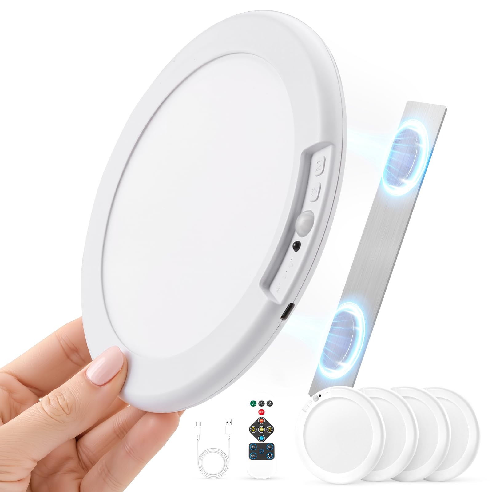 4 Pack Battery Operated Lights No Wiring
