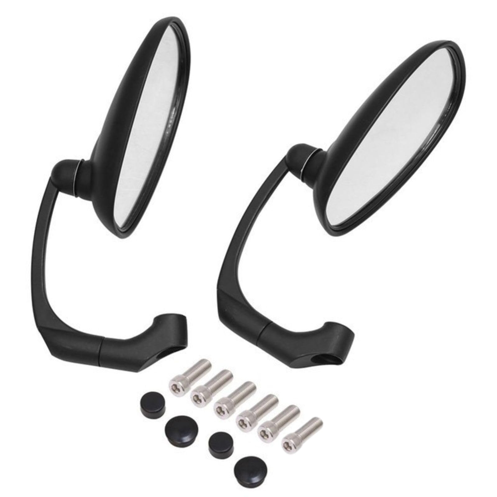 極美品　レジェンド　ミラー　4枚　L1 1ed Amazon | TIGRE BLANC オーバル バレン ミラー バイク 汎用
