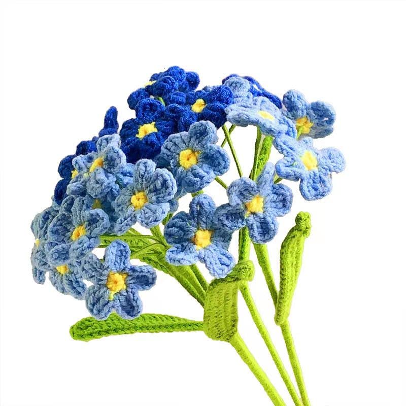 Handmade Me Not Flowers, Crochet