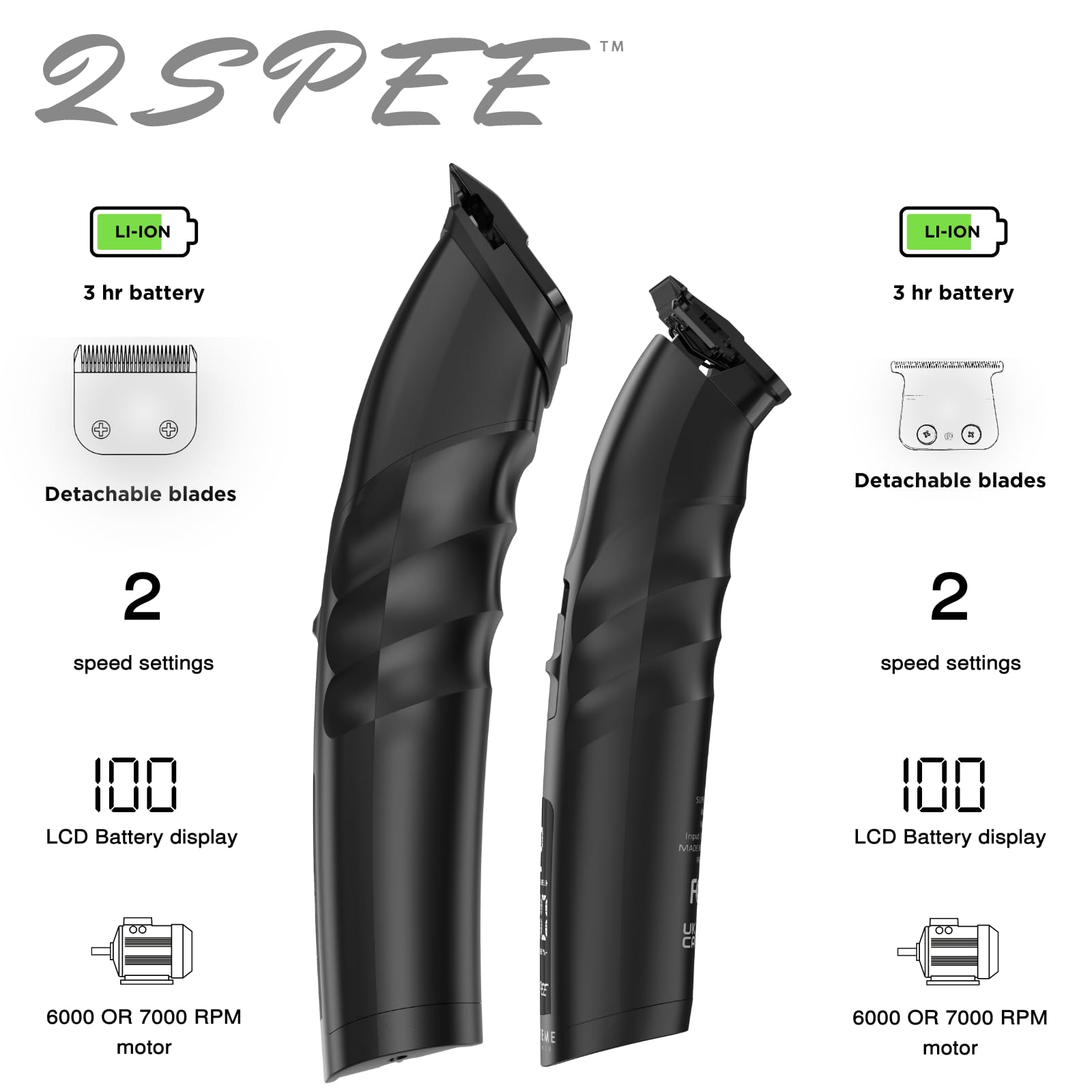 Amazon.co.jp: Supreme Trimmer 2-in-1 2Spee ひげトリマー&バリカン
