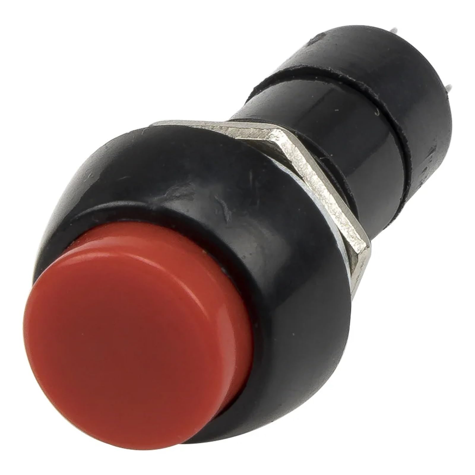NVSFZGIYG 100pcs / lot PBS-11B 12mm Reset - Off Round Push Button Switch SPST pushbutton(Rosso)