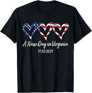 Governor's Race New Day in Virginia - Virginia Election T-Shirt