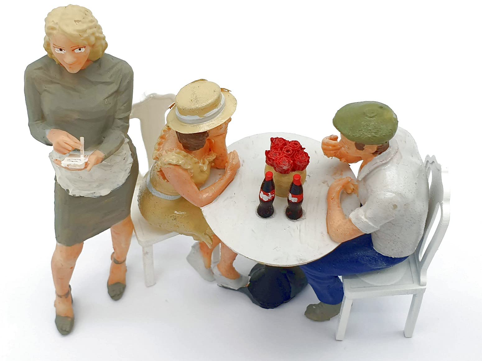 G Scala 1:22,5 Figure Iberplace 40008 Persone sedute Caffeteria Set modellismo per ferrovia del giardino