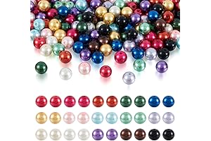 PANDAHALL 10mm Satin Ornament Balls.