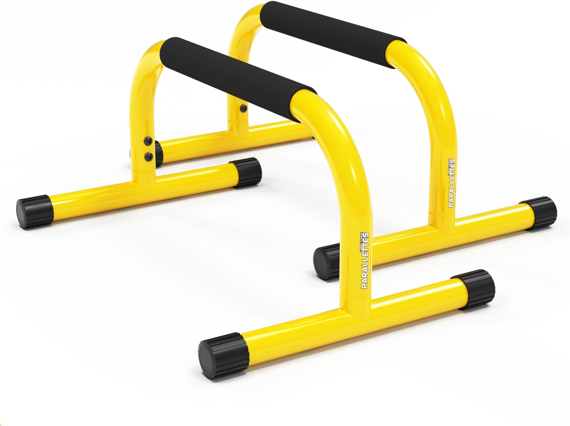 Lebert Fitness Parallette Push Up Bars Dip Station Stand - Perfect for Home and Garage Gym Exercise Equipment - Gymnastics, Calisthenics, Strength Training Parallel Bars for Men and Women