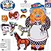 Little Folk Visuals Old Lady Who Swallowed a Fly Precut Felt Pieces, 9 Pieces Set