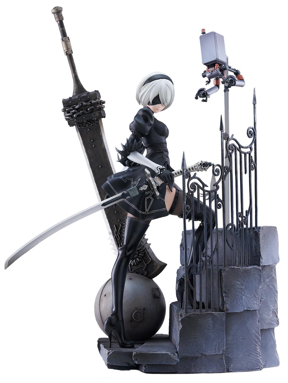 NieR:Automata 2B(ヨルハ二号B型) DX版 完成品フィギュア Amazon 