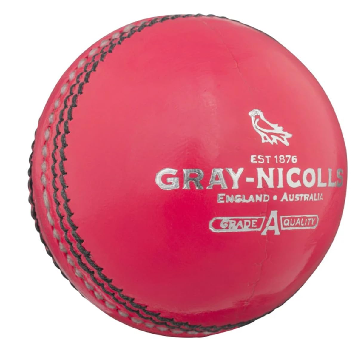 Gray-Nicolls Crest Academy Cricket Ball - PINK (156g)