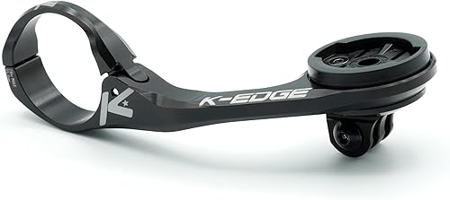 K-Edge Soporte de computadora para manillar redondo de 1.378 in (combo Garmin)