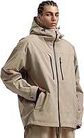 GSOU SNOW Men's Waterproof Ski Jacket Snowboard Coat 15K Windproof Insulated Hooded Winter Outerwear S-XXL