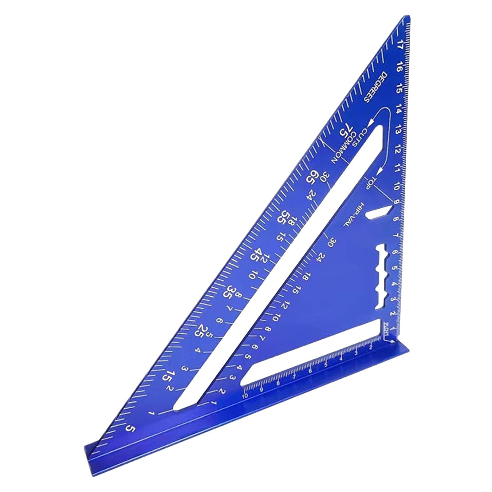 Precision triangular ruler， Triangle Ruler Carpenter Metric Engineer Scale Rafter Square Tool Architect